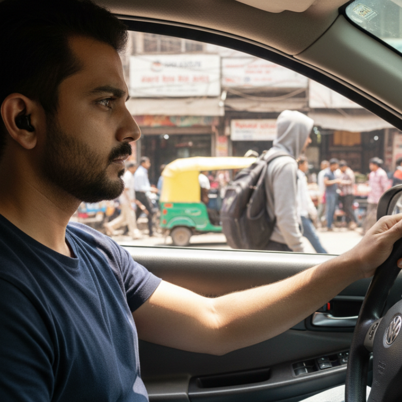 Detective discussing a case